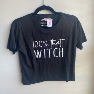 100% that witch Crop Top